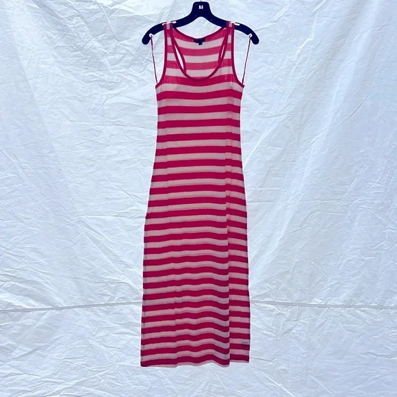 open lace back dress Women Striped Maxi Dress Smocked Backless Spaghetti Strap Long Flowy Dress  Sleeveless Boho Aline Sundress(704 Red,Medium) at Amazon Women's Clothing  store main image 0